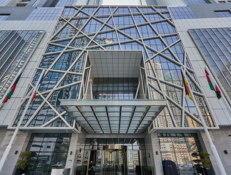 CW 50-SC Façades - Apartmentcomplex Terhab Hotel & Apartment located in Sharjah, United Arab Emirates