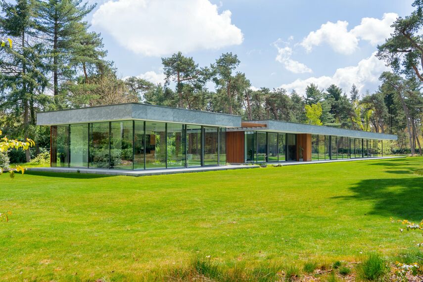 ConceptSystem 77 Doors and SlimLine 38 Cubic Windows - Villa in the Woods located in Waalre, The Netherlands