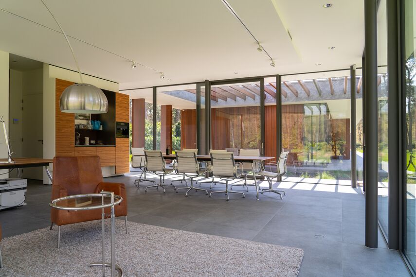 ConceptSystem 77 Doors and SlimLine 38 Cubic Windows - Villa in the Woods located in Waalre, The Netherlands