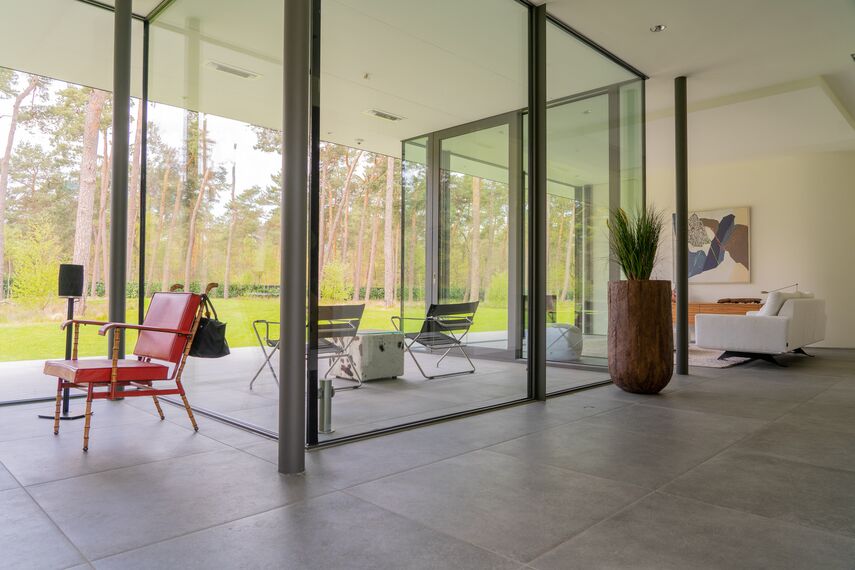 ConceptSystem 77 Doors and SlimLine 38 Cubic Windows - Villa in the Woods located in Waalre, The Netherlands