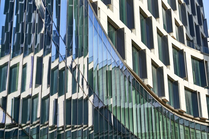 ConceptWall 50 Façades, ConceptWall 86 Façades, CW 86 Standard Façades and CW 86-EF Façades - Quatuor Brussels: Sustainable Architecture located in Brussels, Belgium