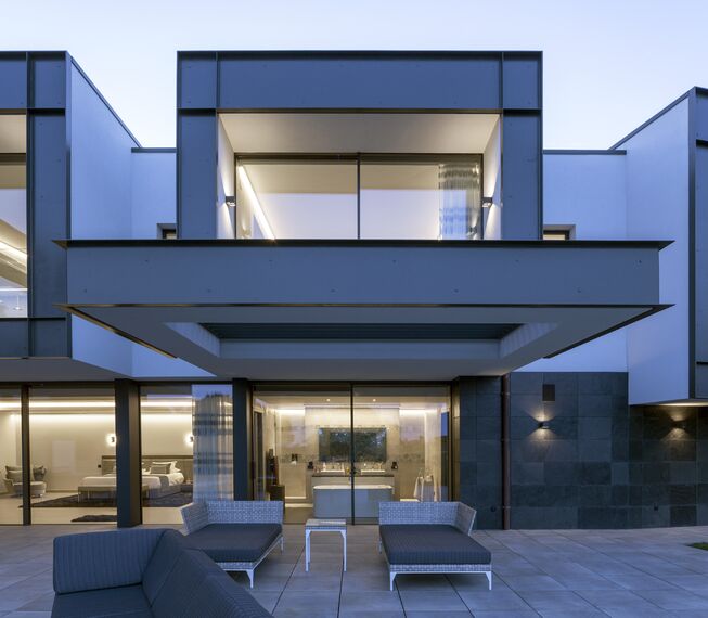 SlimLine 38 Doors, HiFinity Sliding & Folding and ConceptFolding 77 Sliding & Folding - House Pattan - House 3 located inSpain