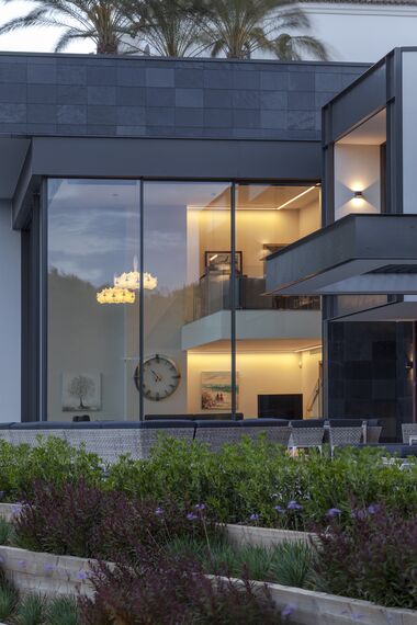 SlimLine 38 Doors, HiFinity Sliding & Folding and ConceptFolding 77 Sliding & Folding - House Pattan - House 3 located inSpain