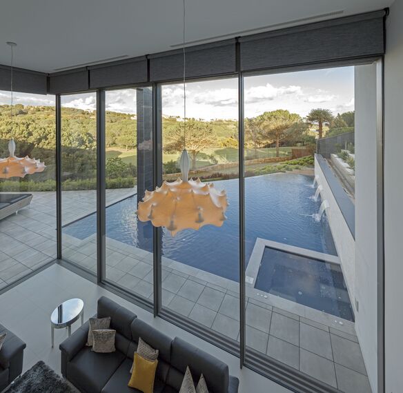 SlimLine 38 Doors, HiFinity Sliding & Folding and ConceptFolding 77 Sliding & Folding - House Pattan - House 3 located inSpain