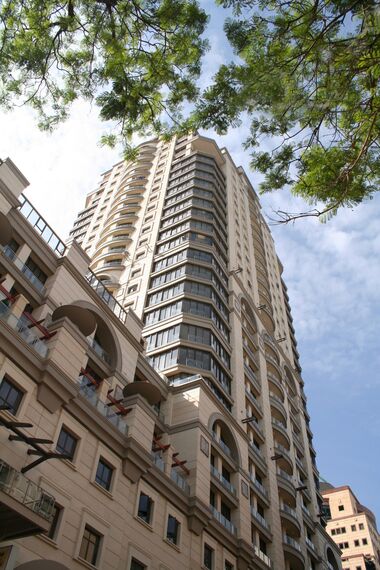 ConceptWall 50 Façades - Michelangelo Towers located in Johannesburg, South-Africa