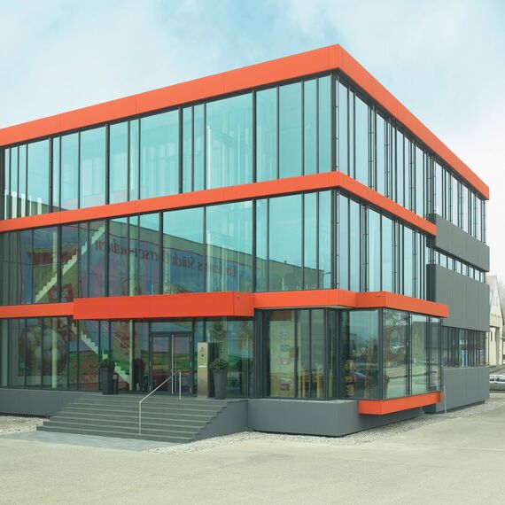 ConceptWall 50 Façades - Office building Buck KG located in Mengen, Germany