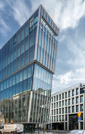 CW 50-HI Façades - The Nest located in Warsaw, Poland