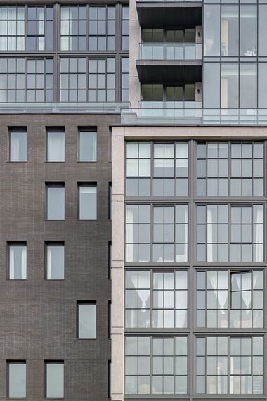 SlimLine 38 Windows, SlimLine 38 Doors and CW 50-SC Façades - Apartmentcomplex The Galerie located in New York City, United States of America