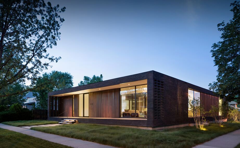 ConceptSystem 77 Windows and ConceptPatio 155 Sliding & Folding - House Brick City House located in Denver, United States of America