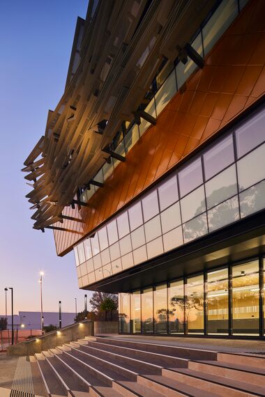 CW 60-SC Façades - Community centre Belmont Hub located in Perth, Australia