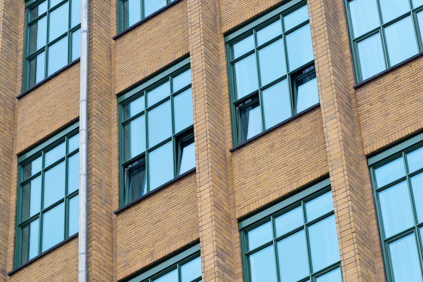 SlimLine 38 Doors and SlimLine 38 Windows - Apartmentcomplex Philips Business School located in Eindhoven, The Netherlands