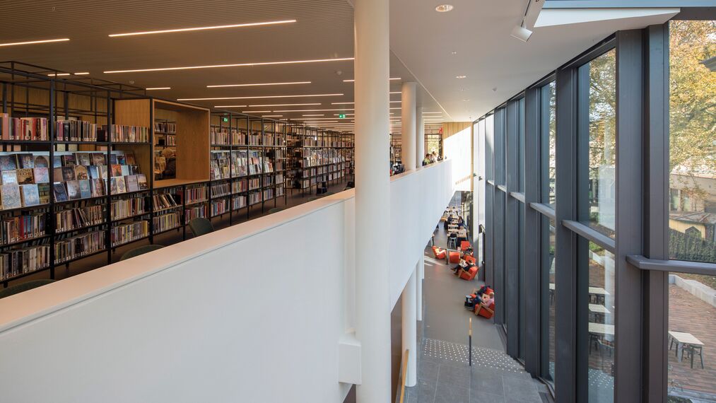 ConceptWall 50 Façades and ConceptSystem 77 Windows - Deventer Library located in Deventer, The Netherlands