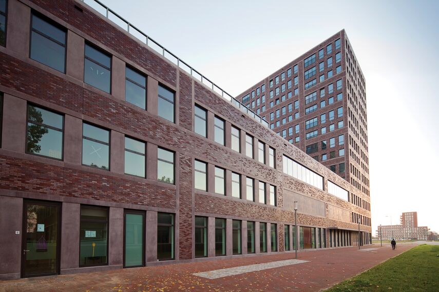 ConceptWall 50 Façades, CS 77 Hidden Vent Windows and CS 77 Fire Proof Windows - Residental/Project Musa located in Rotterdam, The Netherlands