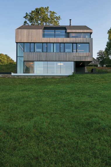 HiFinity Sliding & Folding, CS 77 Standard Windows, CS 77 Windows, CW 50-SC Façades and CW 50-HI Façades - House Private House Stavelot 1 located in Stavelot, Belgium