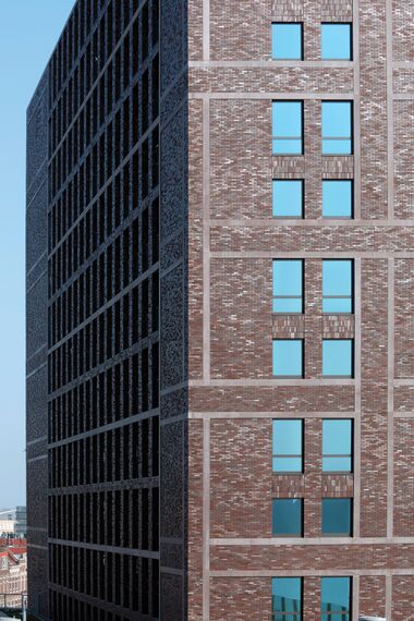 ConceptWall 50 Façades, CS 77 Hidden Vent Windows and CS 77 Fire Proof Windows - Residental/Project Musa located in Rotterdam, The Netherlands