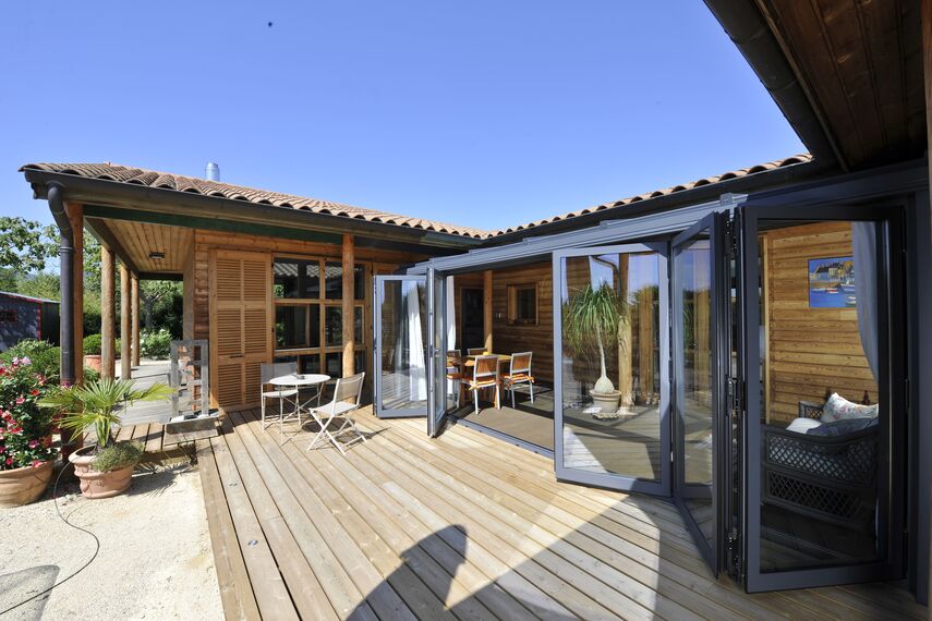 ThermoRoof 200 Conservatories and ConceptFolding 77 Sliding & Folding - Conservatory Private House Patio located inFrance