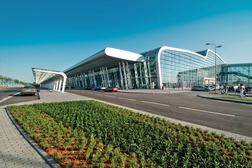 ConceptWall 50 Façades - International airport Lviv Danylo Halytskyi located in Lviv, Ukraine