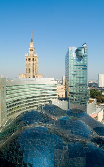 ConceptWall 50 Façades - Shopping centre Zlote Tarasy located in Warsaw, Poland