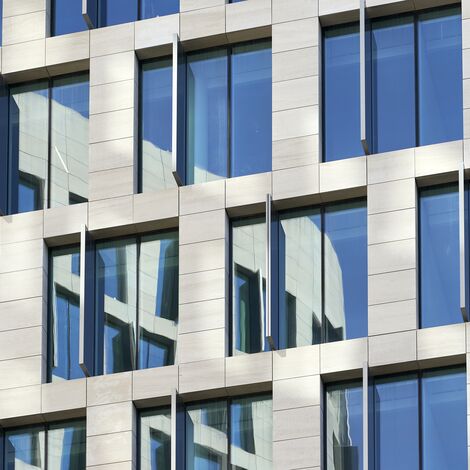 ConceptWall 50 Façades, ConceptWall 86 Façades, CW 86 Standard Façades and CW 86-EF Façades - Quatuor Brussels: Sustainable Architecture located in Brussels, Belgium