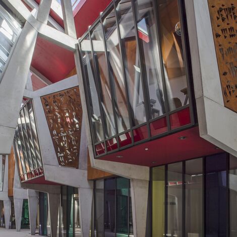 SlimLine 38 Windows, ConceptDoor 45Pa Doors, ThermoSystem 68 Windows, CW 50 Standard Façades and CW 50 Façades - Office building Madeleine Hall located in Nantes, France