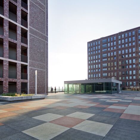 ConceptWall 50 Façades, CS 77 Hidden Vent Windows and CS 77 Fire Proof Windows - Residental/Project Musa located in Rotterdam, The Netherlands