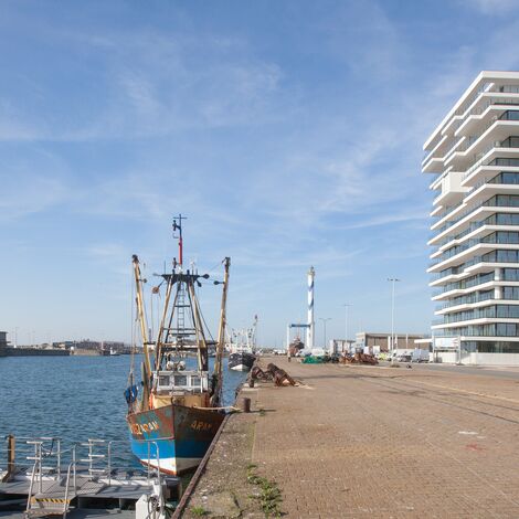 ConceptSystem 77 Windows and ConceptWall 50 Façades - Apartmentcomplex Baelskaai 12 (Oosteroever) located in Oostende, Belgium