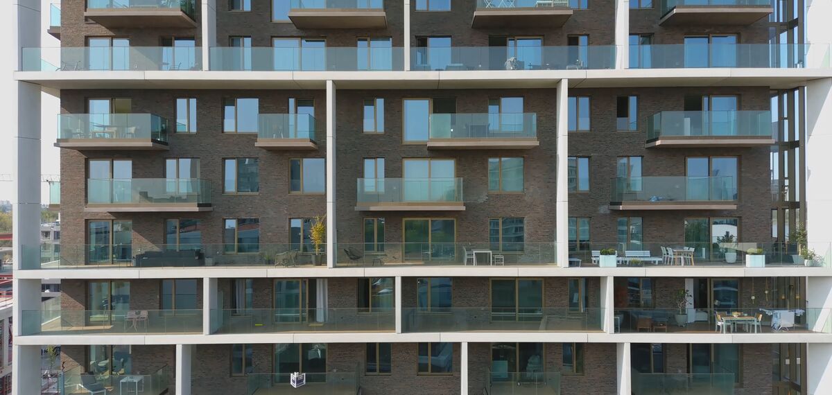 ConceptWall 60 Façades and MasterLine 8 HI+ Windows - Scheldezicht located in Antwerp, Belgium