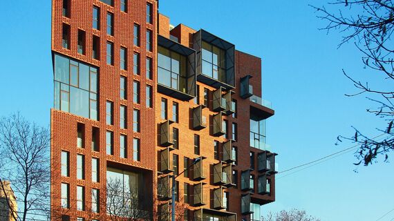 ConceptSystem 77 Windows and ConceptWall 50 Façades - Red Apple located in Sofia, Bulgaria