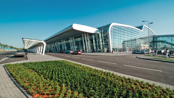 ConceptWall 50 Façades - International airport Lviv Danylo Halytskyi located in Lviv, Ukraine