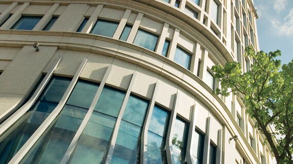 ConceptWall 50 Façades - Office building The Needle Office Building located in Sofia, Bulgaria