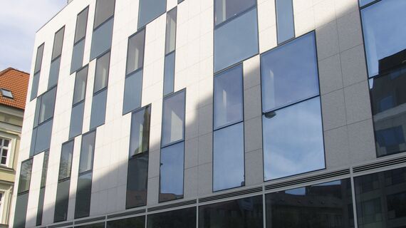 ConceptWall 50 Façades - Business Center Rigeleho located in Bratislava, Slovak Republic