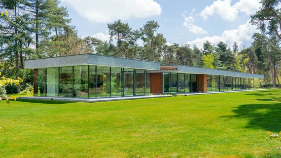 ConceptSystem 77 Doors and SlimLine 38 Cubic Windows - Villa in the Woods located in Waalre, The Netherlands