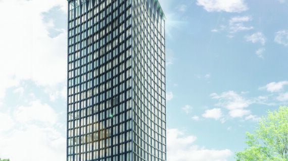 CW 65-EF Façades - Apartmentcomplex Ceres Tower located in Basel, Switzerland