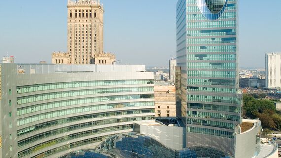 ConceptWall 50 Façades - Shopping centre Zlote Tarasy located in Warsaw, Poland